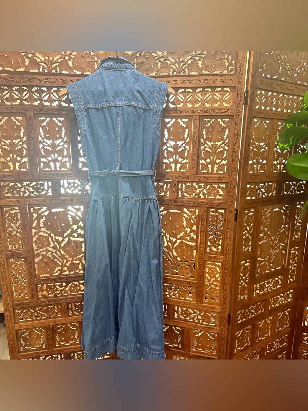 Universal thread Women Tie-Waist Midi A-Line Dress - Picture 11 of 13